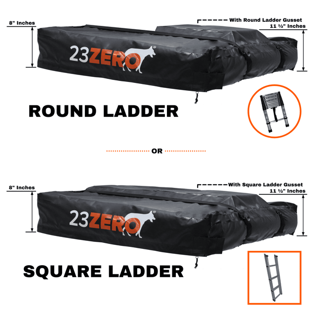 23ZERO Transit Cover 87 Black Round Ladder 1.0 to 2.0 - Image 3