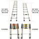 23ZERO Telescoping Ladder 7.5' (2.3M) - Image 2