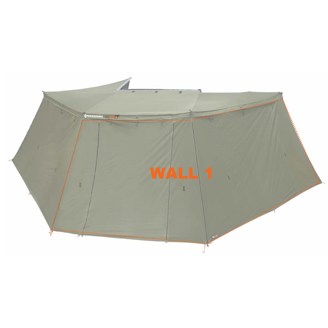 23ZERO Peregrine 270 Left 1.0 Wall Set (W1+W2 Fits 5 Arm Awnings) - Image 2