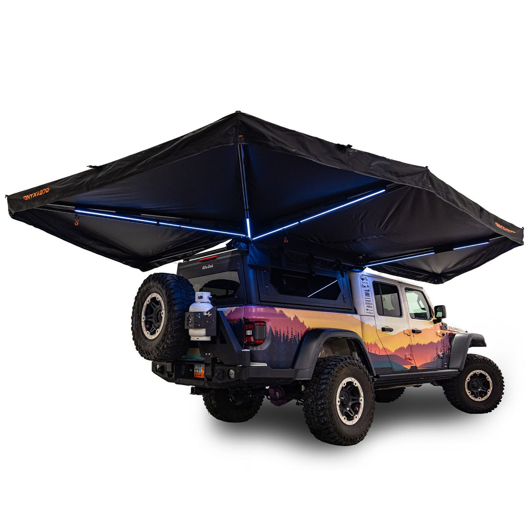 23ZERO Onyx 270 Awning - 6 Arm Right + Bracket Kit 2 - Image 1