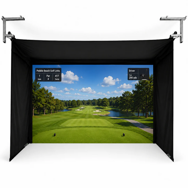 The SportScreen Vanish Series Retractable Golf Enclosure