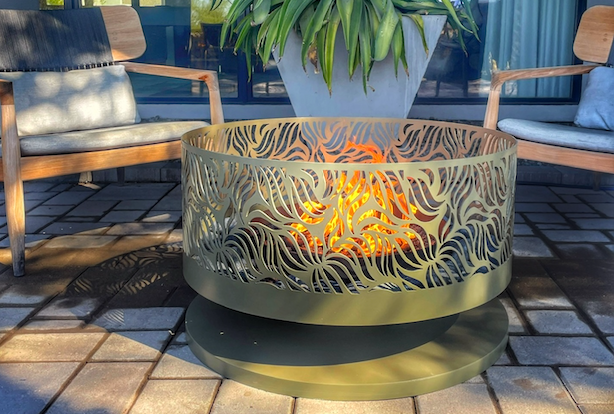 Modfire Modern Naturals Round Propane & Gas Fire Pit — 75,000 BTU | Buy ...