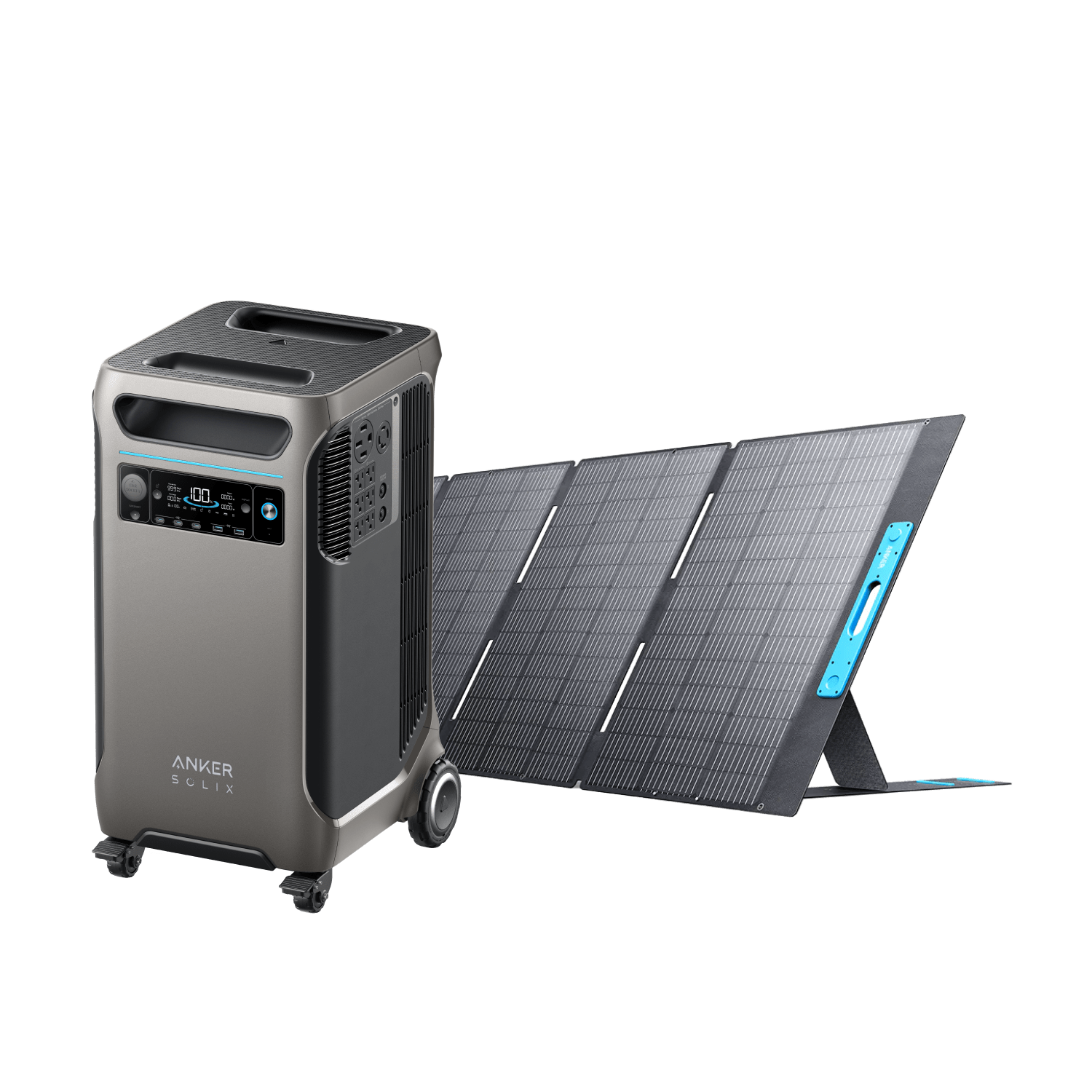 Anker SOLIX F3800 Portable Power Station Solar Generator (3840Wh | 6000W) + 400W Solar Panel