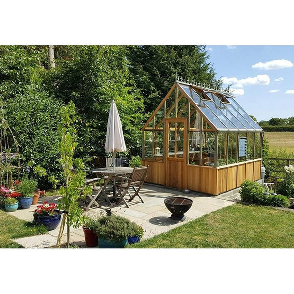 Alton Cheltenham Cedar Half-Boarded Greenhouse