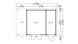 Gardenhouse 24 USA Garden Room Carin 44D SD - floor plan