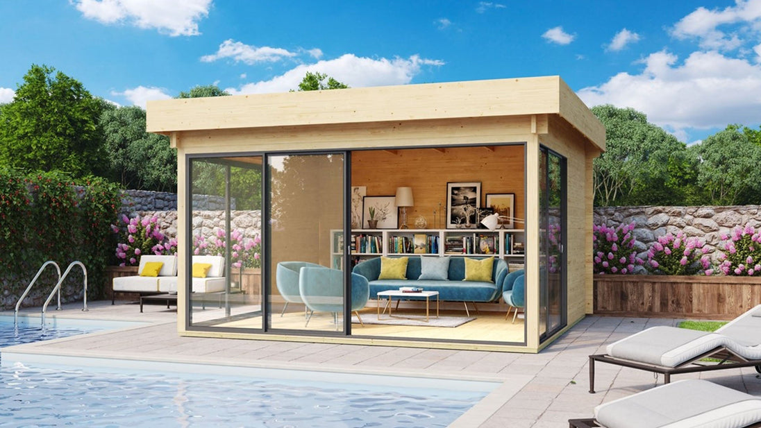 Q Bic Garden Room ALU Concept 70H - front view
