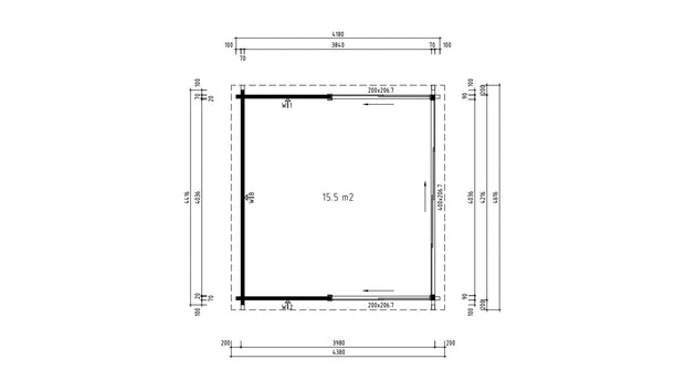 Q Bic Garden Room ALU Concept 70H - view 6