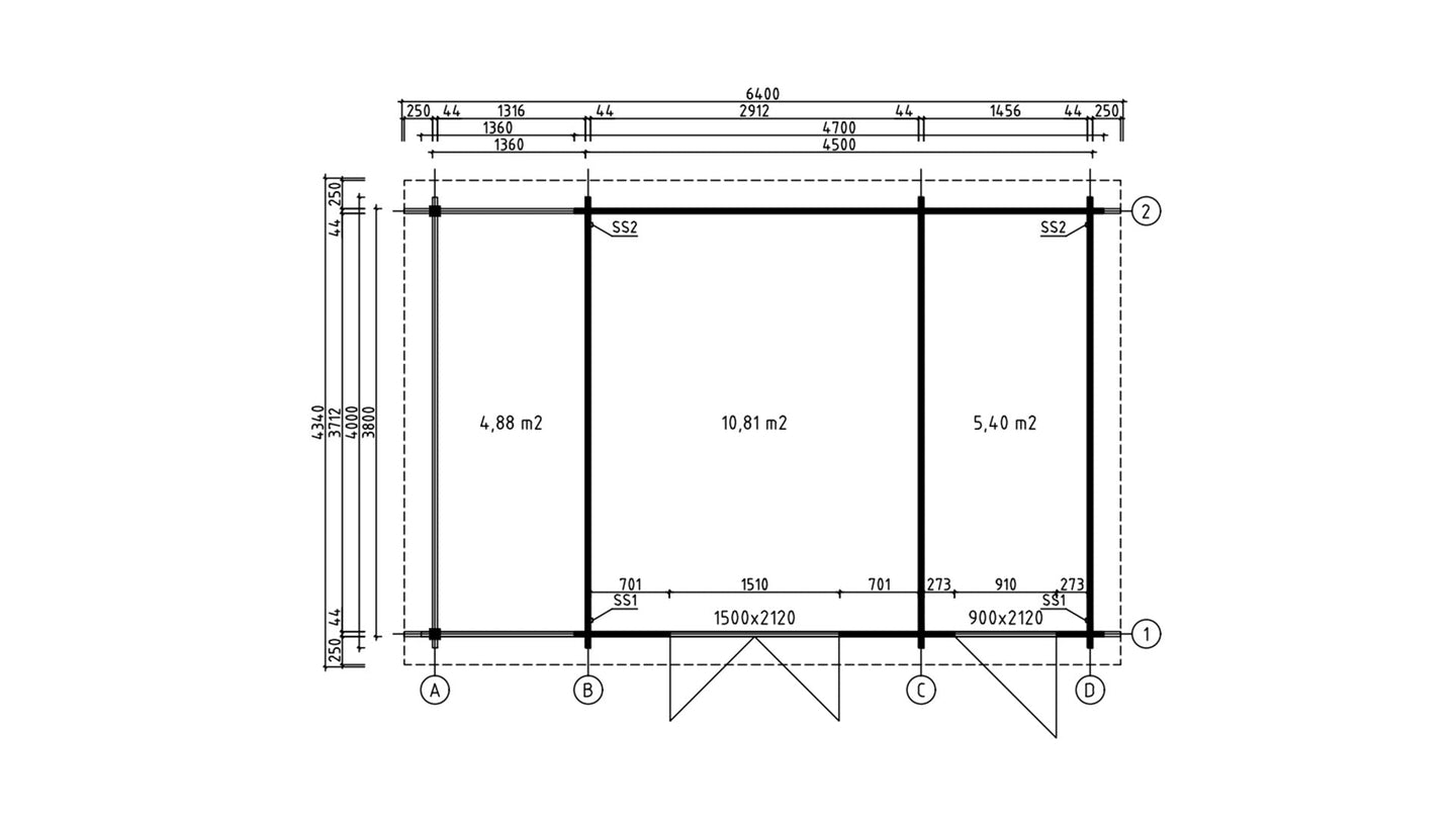 Gardenhouse 24 USA Garden Room Carin 44D SD - view 3