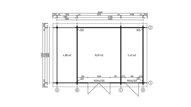 Gardenhouse 24 USA Garden Room Carin 44D SD - view 3