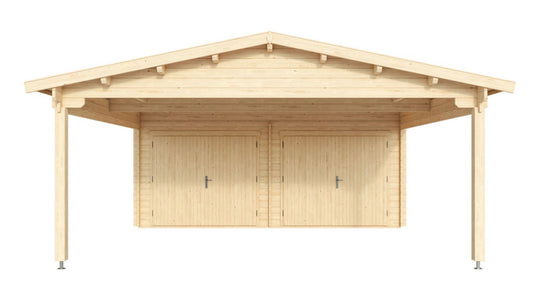 Gardenhouse 24 USA Double Garage and Carport Erki 70 - view 4