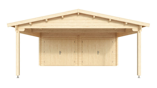 Gardenhouse 24 USA Double Garage and Carport Erki 70 - view 4