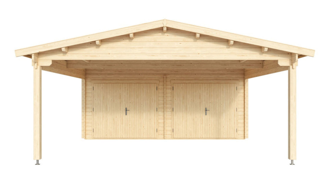 Gardenhouse 24 USA Double Garage and Carport Erki 44 - view 4