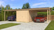 Gardenhouse 24 USA Carport Hans 70 - front view