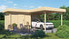 Gardenhouse 24 USA Carport Kampen 70 - front view