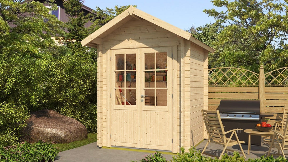 Gardenhouse 24 USA Garden Shed Lexi 44A - front view