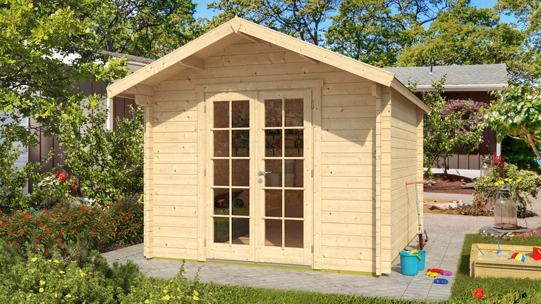 Gardenhouse 24 USA Garden Shed Lexi 44H - front view