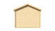 Gardenhouse 24 USA Garden Shed Lexi 44H - view 5