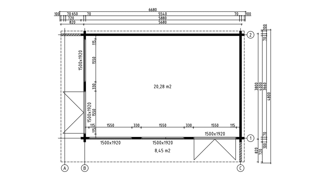 Q Bic Garden Room Lisa 70B - view 6