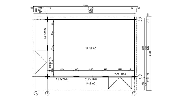 Q Bic Garden Room Lisa 70B - view 6