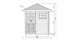 Gardenhouse 24 USA Garden Shed Nina 44C - view 7