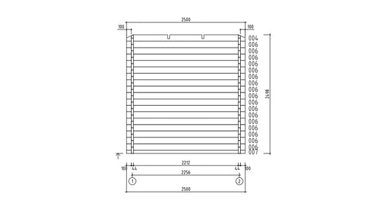 Gardenhouse 24 USA Garden Shed Nina 44C - view 8