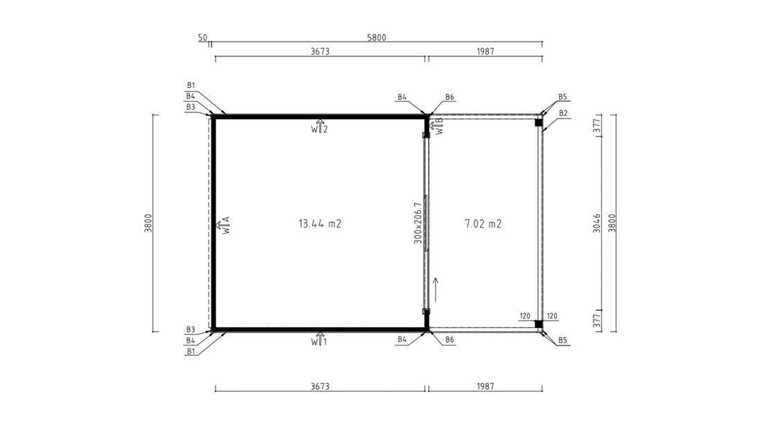 Q Bic Garden Room 70A VD - view 6