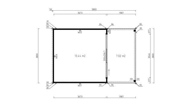 Q Bic Garden Room 70A VD - view 6
