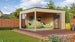 Q Bic Garden Room ALU 70D - front view