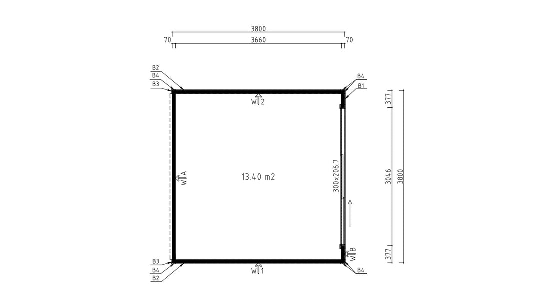 Q Bic Garden Room ALU 70A - view 6