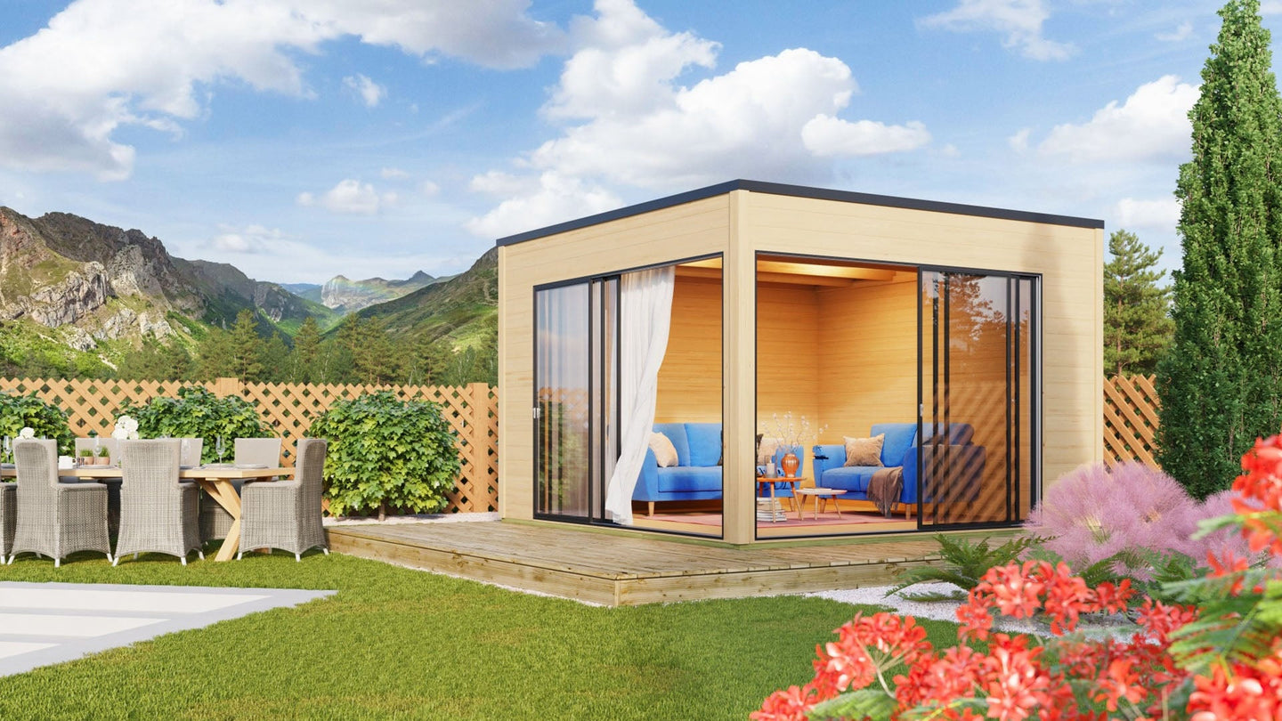 Q Bic Garden Room ALU 70B - front view