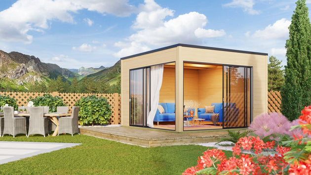 Q Bic Garden Room ALU 70B - front view