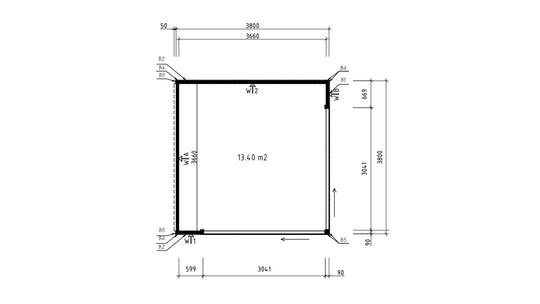Q Bic Garden Room ALU 70B - view 6