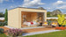Q Bic Garden Room ALU 70C - front view