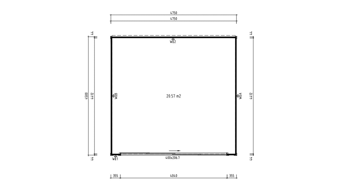 Q Bic Garden Room ALU 70C - view 6