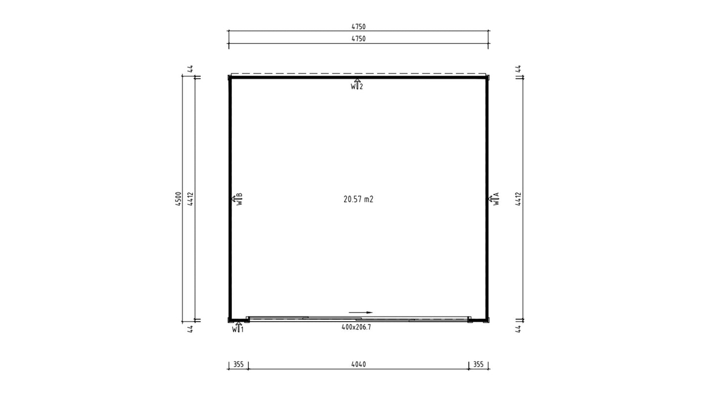 Q Bic Garden Room ALU 70C - view 6
