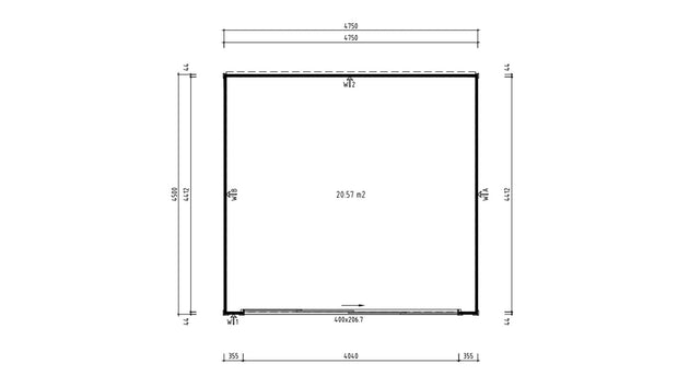 Q Bic Garden Room ALU 70C - view 6