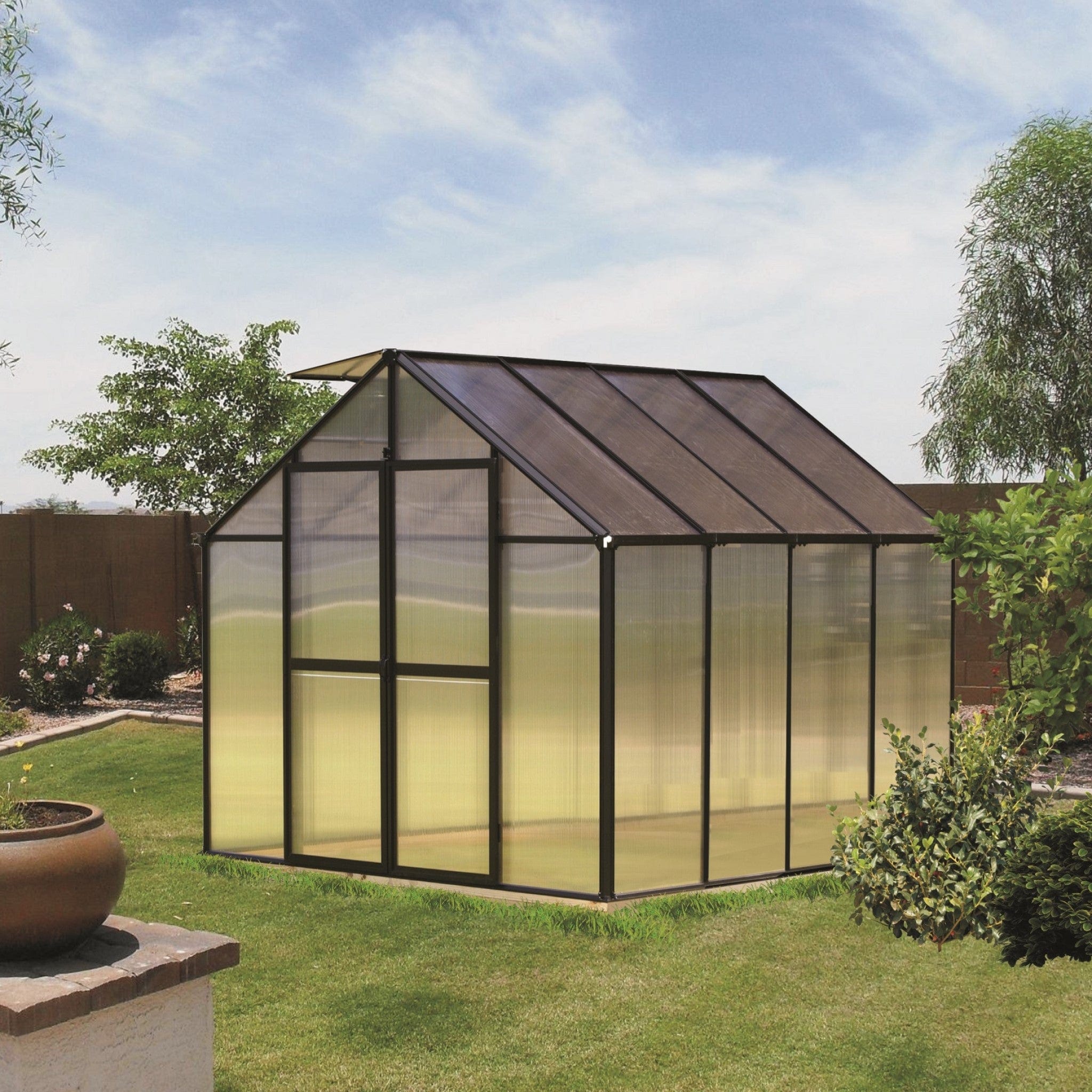 Riverstone | MONT Standard Greenhouse Kit With 8mm Twin-wall Polycarbonate Glazing